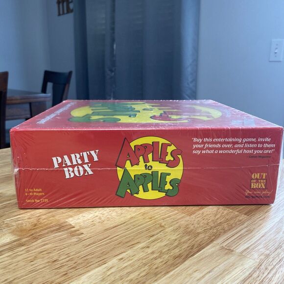 Apples to Apples Game Out Of The Box Party Box Brand New Sealed - Picture 6 of 8